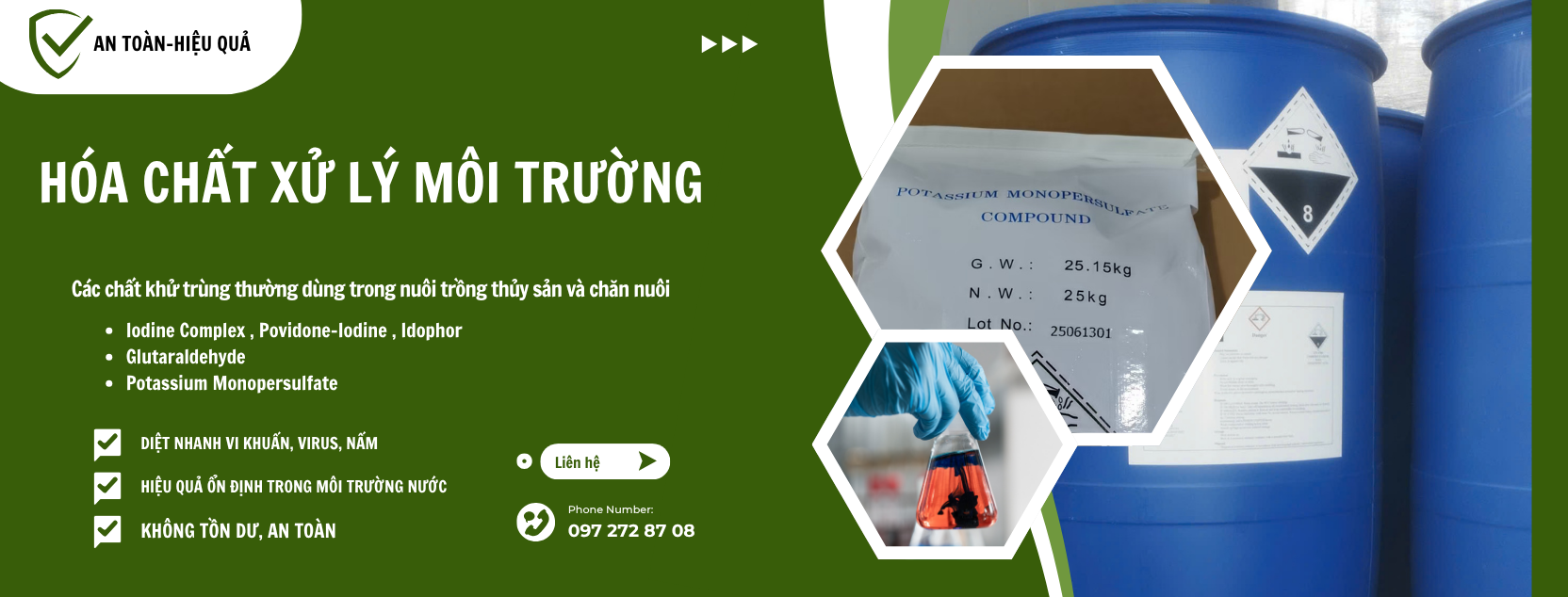 Hóa chất xử lý môi trường 